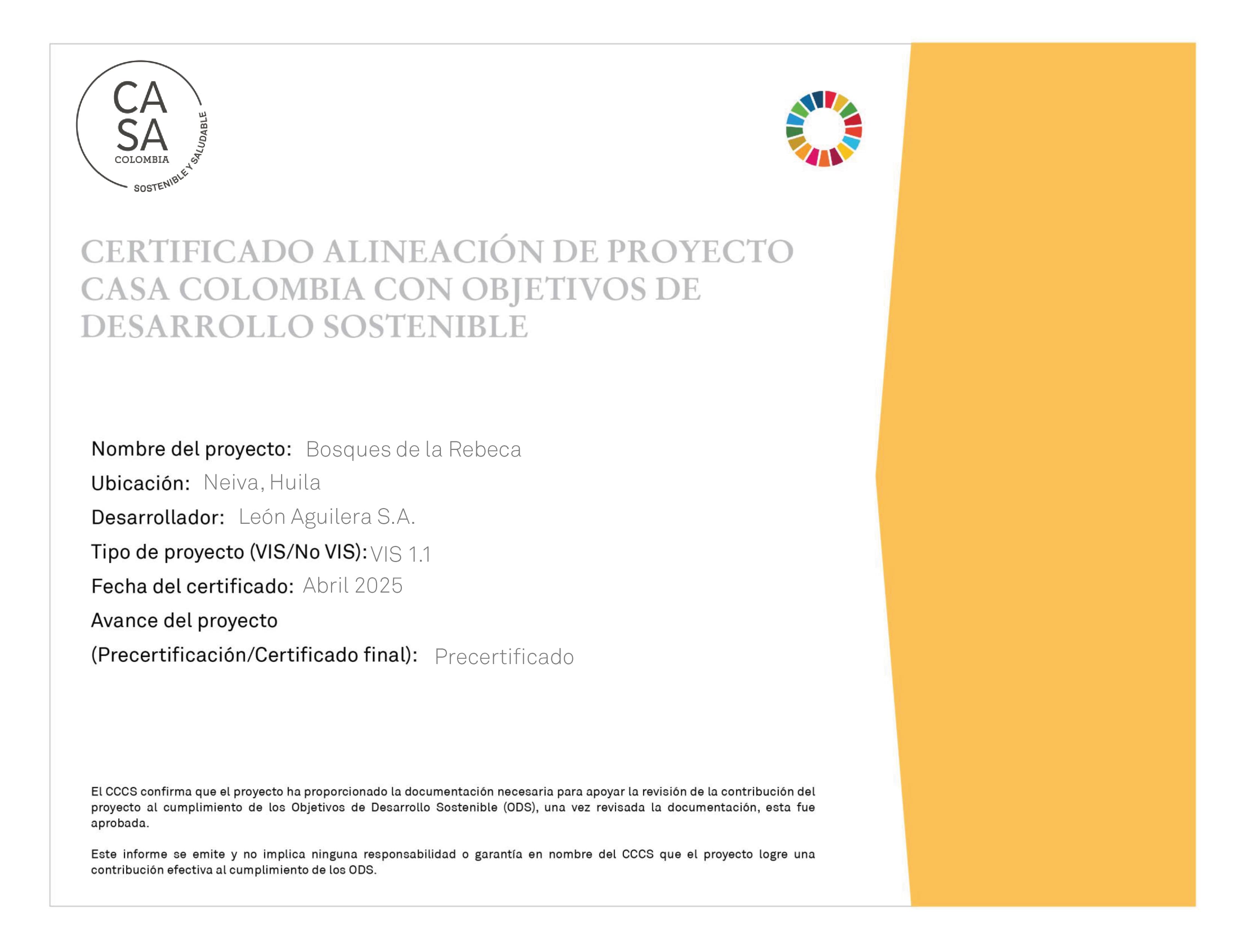 Certificado CASA 2