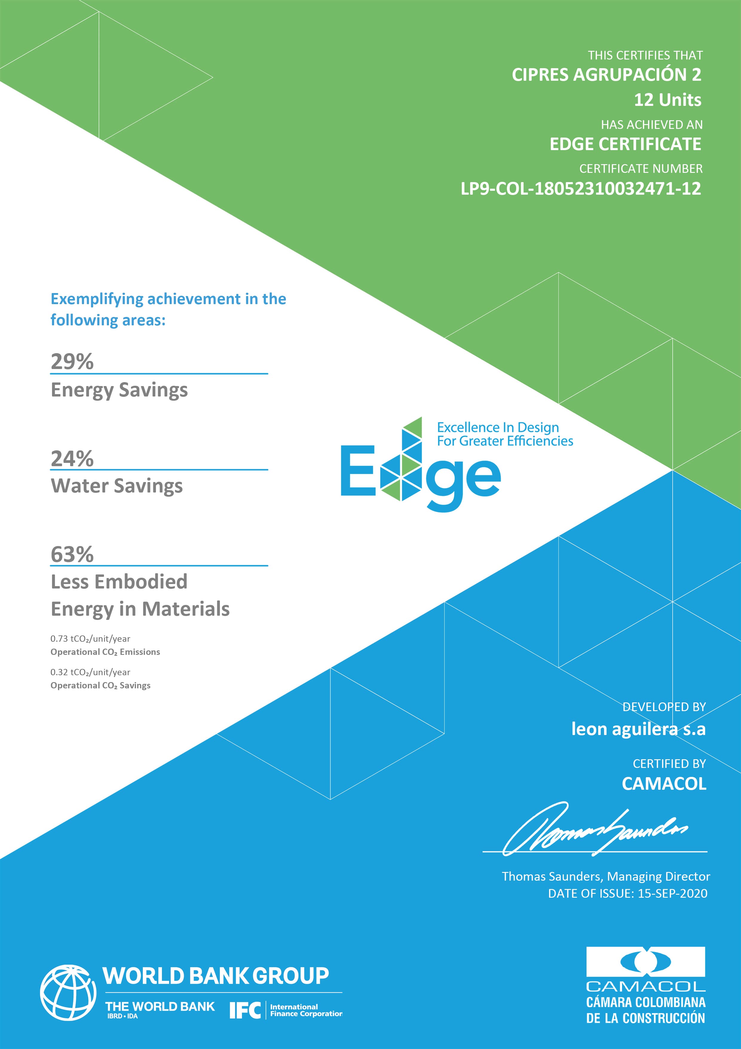 Certificado EDGE 2