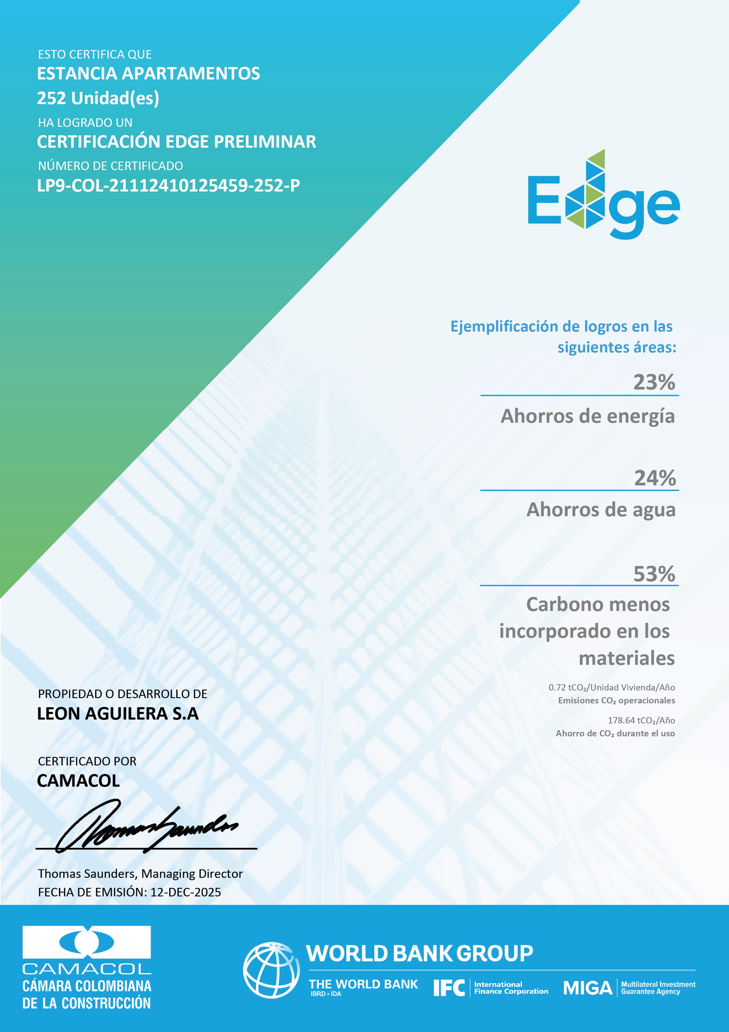 Certificado EDGE 5